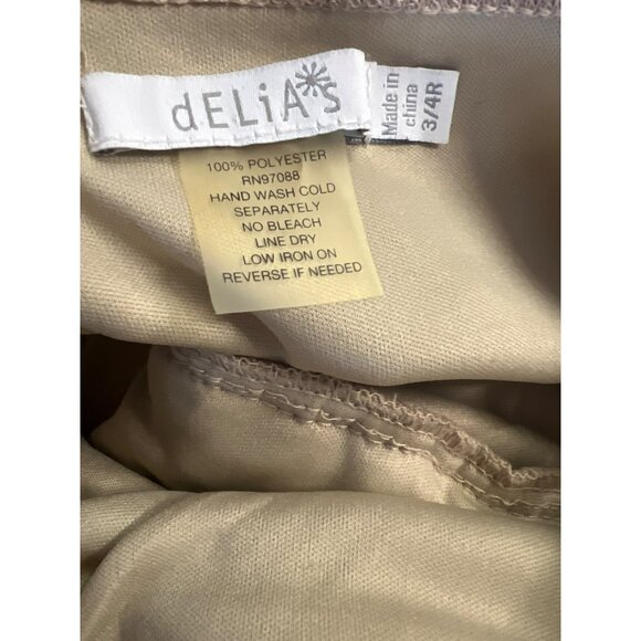 Sparkling Delias Gold Sequin Fit Flare Golden Sequined Dress Short Formal Cockta - Picture 7 of 7